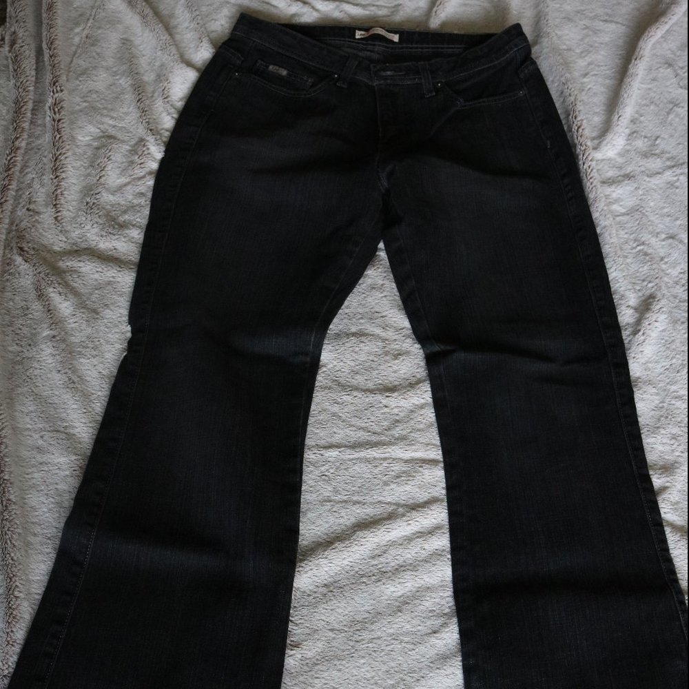 Lee Midrise Bootcut Black Jeans Size 10M
